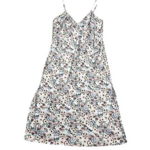 Chelsea28 Floral Midi Slip Dress w/Adj Spaghetti Straps - Med - Beach * Casual - Picture 1 of 8